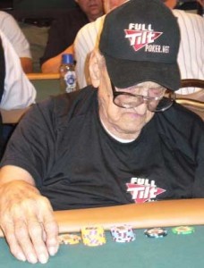 Poker Rentner in Las Vegas am Pokern