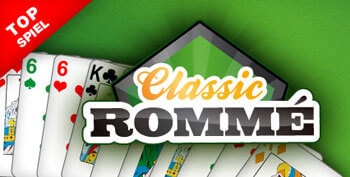 Classic Rommé wird im Spielgeld Modus oder um Echtgeld gegen zwei bis drei Mitspieler gespielt.